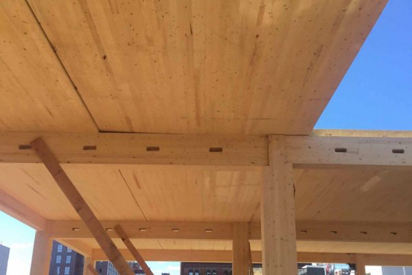 Projet Wythe ave. - Structure de bois
