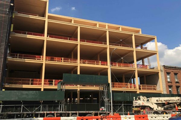 Projet Wythe ave. - Structure de bois