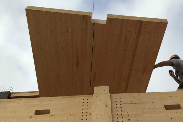 Projet Wythe ave. - Structure de bois