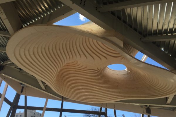 Projet Mill River Park - Structure de bois