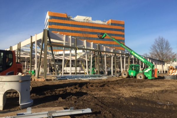 Projet Mill River Park - Structure de bois
