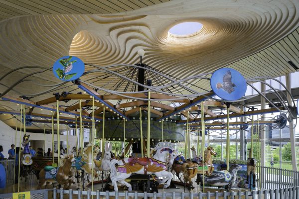 Projet Mill River Park - Structure de bois